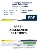 PPST Module 4-Emerging Assessment Strategies For Improved Teaching and Learning GROUP 18