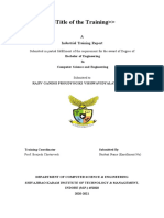 SKITM_Industrial Training Report format 2020-21