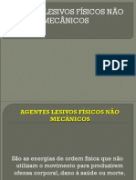 Agentes Lesivos Não Mecânicos 2020