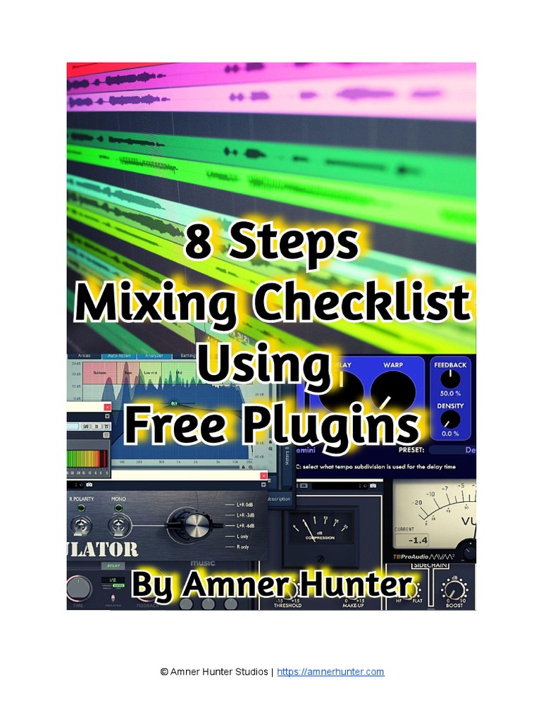 8 Step Mixing Checklist Using Free Plugins by Amner Hunter PDF