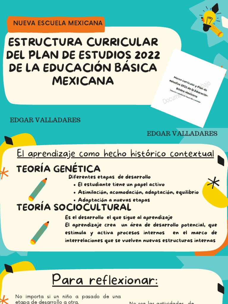 Estructura Curricular de la NEM | PDF | Aprendizaje | Plan de estudios