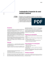 44-183 Laminoplastie d'expansion du canal vertébral stabilisée