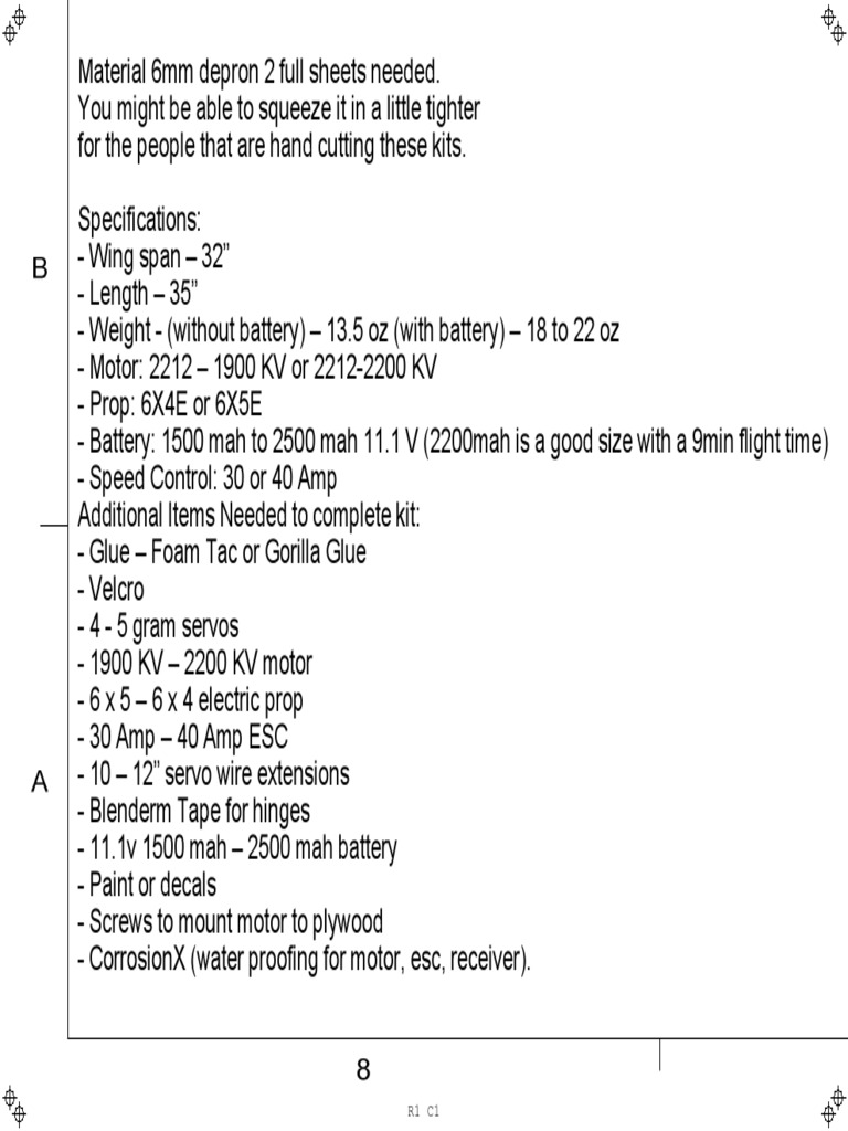 Mako Seaplane Templates Tiled Letter PDF Aerospace Aviation