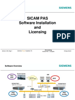 Sicam Pas Software Installation and Licensing: Power