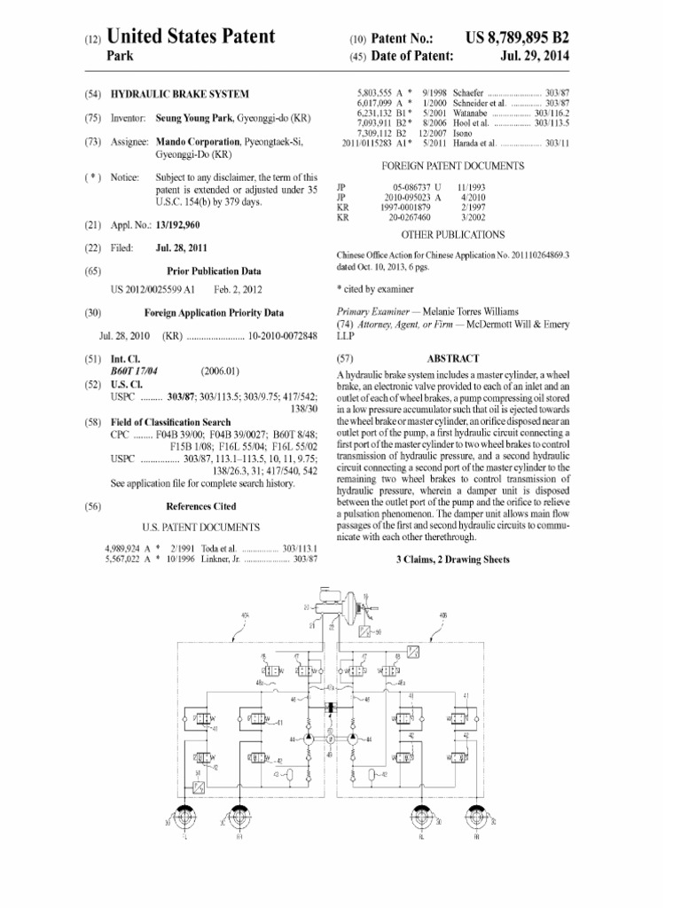 Hydraulic Brake System PDF
