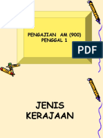 Nota 3 - Pam Jenis Kerajaan, Bentuk Kerajaan