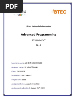 1651 - Advanced Programming - Võ Bì Thành Phư C - GCS200547 - Assignment 1