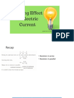 Heating Effect of Electric Current