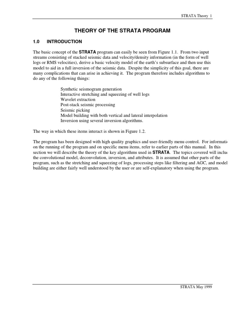 Understanding Zone Strata Theory | PDF | Reflection Seismology | Wavelet