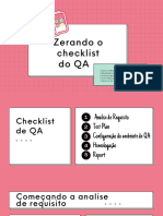 Zerando o Checklist Do QA - Conie Menezes