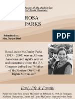 Rosa Parks: The Mother of The Modern-Day Civil Rights Movement
