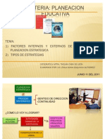 Diapositiva de Factores Internos y Externos