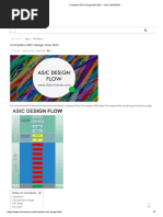 Complete ASIC Design Flow 2021 - VLSI UNIVERSE