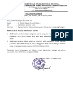 Surat Keterangan Madrasah Aktif TA. 2022 - Tahap 1