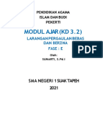 Modul Ajar (KD 3.2) : Larangan Pergaulan Bebas Dan Berzina Fase: E