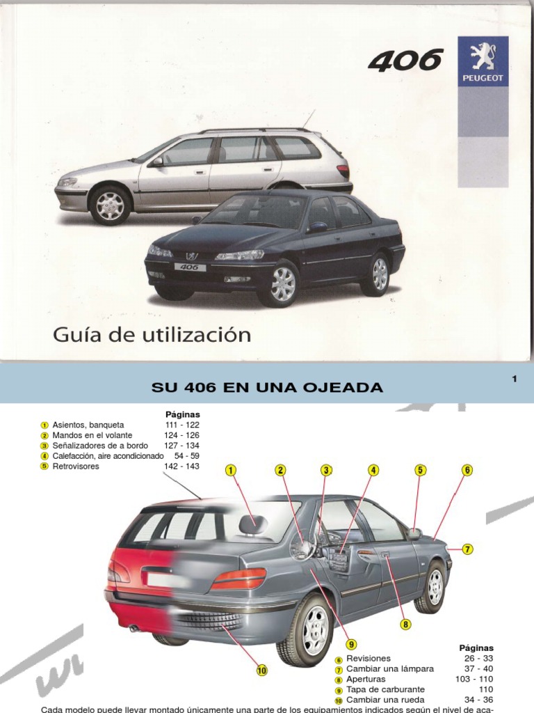 Manual Peugeot 406 - 2003 | PDF | Airbag | Lubricante