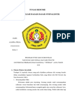 Resume Mata Kuliah Dasar-Dasar Jurnalistik