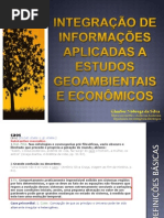 Integração de informações aplicada a estudos geoambientais e econômicos