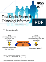 Bisn IS: Tata Kelola Sistem Dan Teknologi Informasi