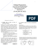 Conexión y cálculos de un banco de transformadores trifásicos