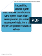 GoConqr - Editando_ A través de ritos, sacrificios, ceremonias y oraciones, la gente intenta establecer contacto con una fuerza superior. Actúan así para obtener protección, pero también inducidos por el miedo. ¿Qué es la religión_ La religión es el r