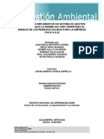 Manual Gestion Ambiental, Taca S.A.S - Grupo 2