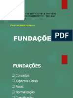 Fundações rasas e profundas em edificações