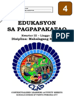 EsP4 - q3 - Clas2 - Disiplinamahalagangkultura - Eva Joyce Presto