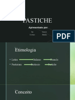 Pastiche: imitação estilística em diferentes áreas