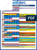 Calendário 2o Semestre de 2022 UNIFATEC