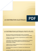La Distribution Electrique Poste Hta BT