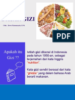 Konsep Dasar Gizi