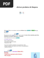 Receitas is Produtos Limpeza