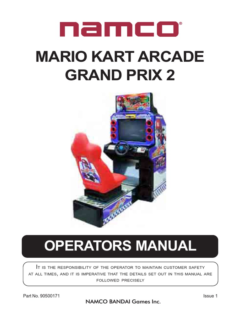 Mario Kart Arcade Operator Manual | PDF | Mains Electricity ...