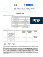 Afiliado sistema salud ADRES consulta información básica datos afiliación