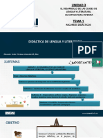 Unidad 3: Didáctica de Lengua Y Literatura