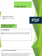 CE 321 - Steel Design (Combine Axial and Bending Stresses)