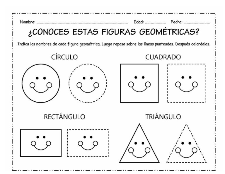Figuras Geometricas Colorea | PDF