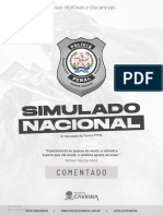5º Simulado Completo (Nacional) - PPMG 2021 (Pós-edital) - Projeto Caveira