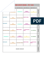 Plano de Estudos PC GO com 5 Disciplinas