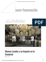 Museos Locales y Su Impacto en La Economía - EVE Museos+Innovación
