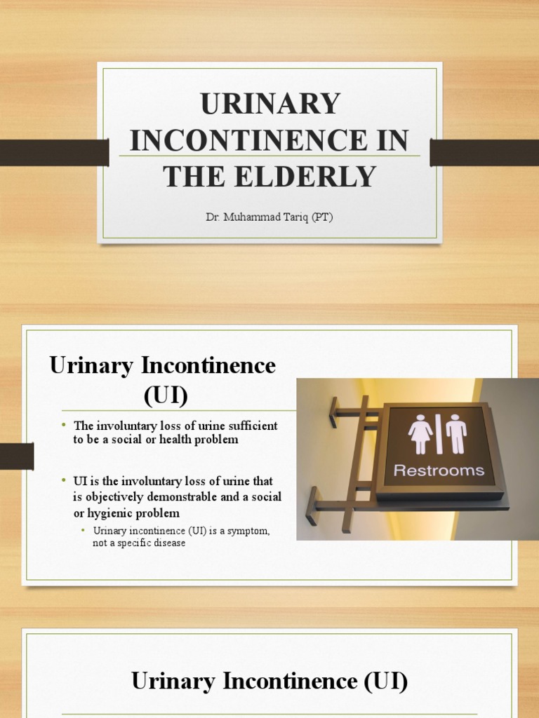 2 Urinary Incontinence PDF Urinary Incontinence Human Diseases