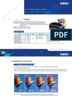 InkTec Premium Bulk Inks Print Quality Comparison