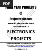 Final Year Projects @