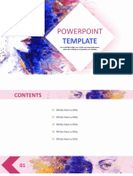 SlideMembers FreePowerPointTemplateDesignPortraitWatercolor PW 9274