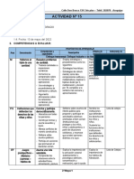 Sesion de Aprendizaje Tercer Ciclo