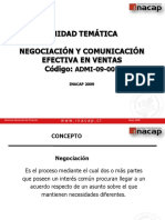 Admi-09-005 Negociacion en Ventas