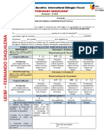 Rúbrica Portafolio Estudiantil 2do. Quimestre FD