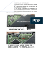 Abs Renault 2014 2016 Eprom 95320