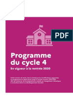 Programme Cycle 4 621